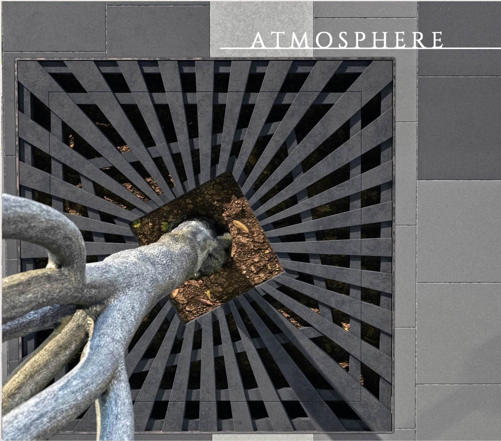 Приствольная решетка для дерева ZKING ATMOSPHERE 1.2х1.2м Черная в Благовещенске фото