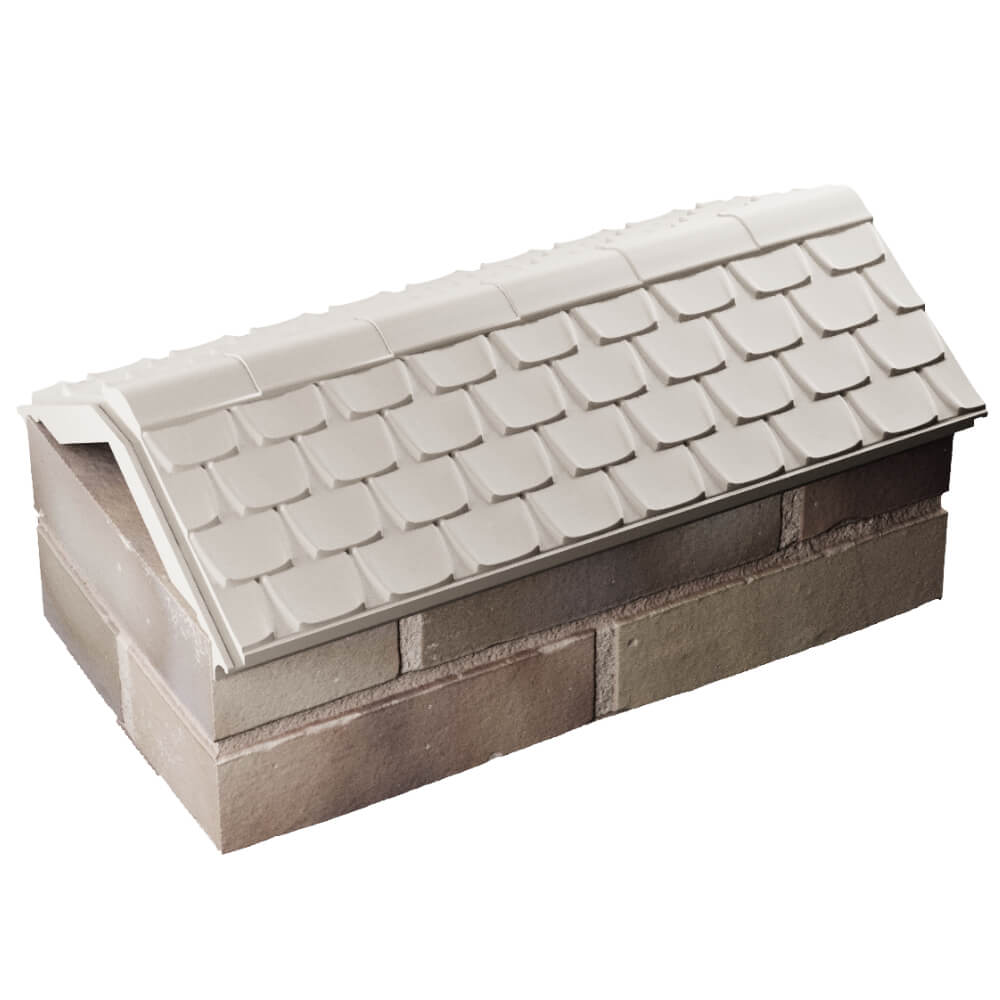 Парапет Zking Эльбрус Бежевый с посадкой на 1 кирпич (255мм) в Благовещенске фото