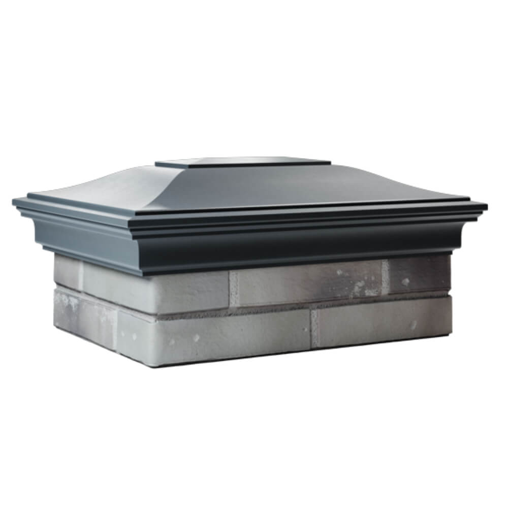 Колпак Zking Монблан Серый на столб 2х1.5 кирпича (515х385мм) в Благовещенске фото