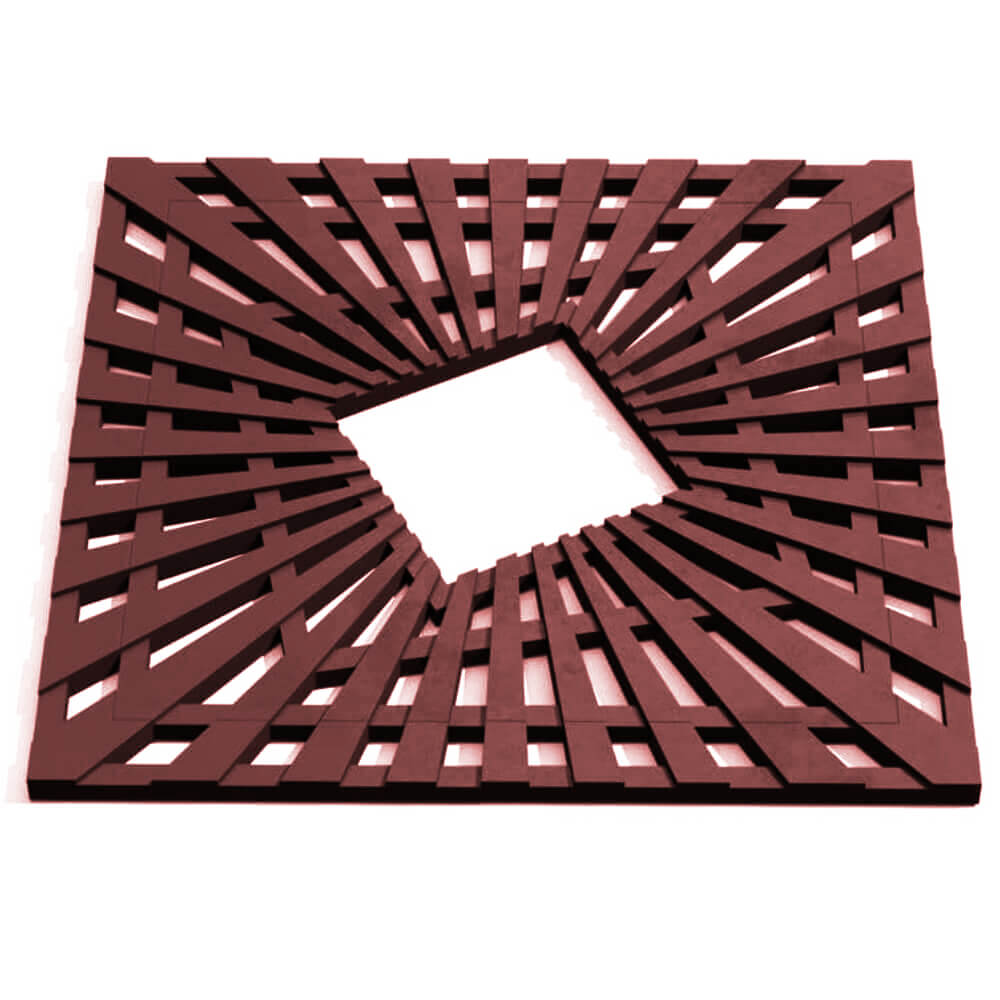 Приствольная решетка для дерева ZKING ATMOSPHERE 1.2х1.2м Коричневая Благовещенск фото