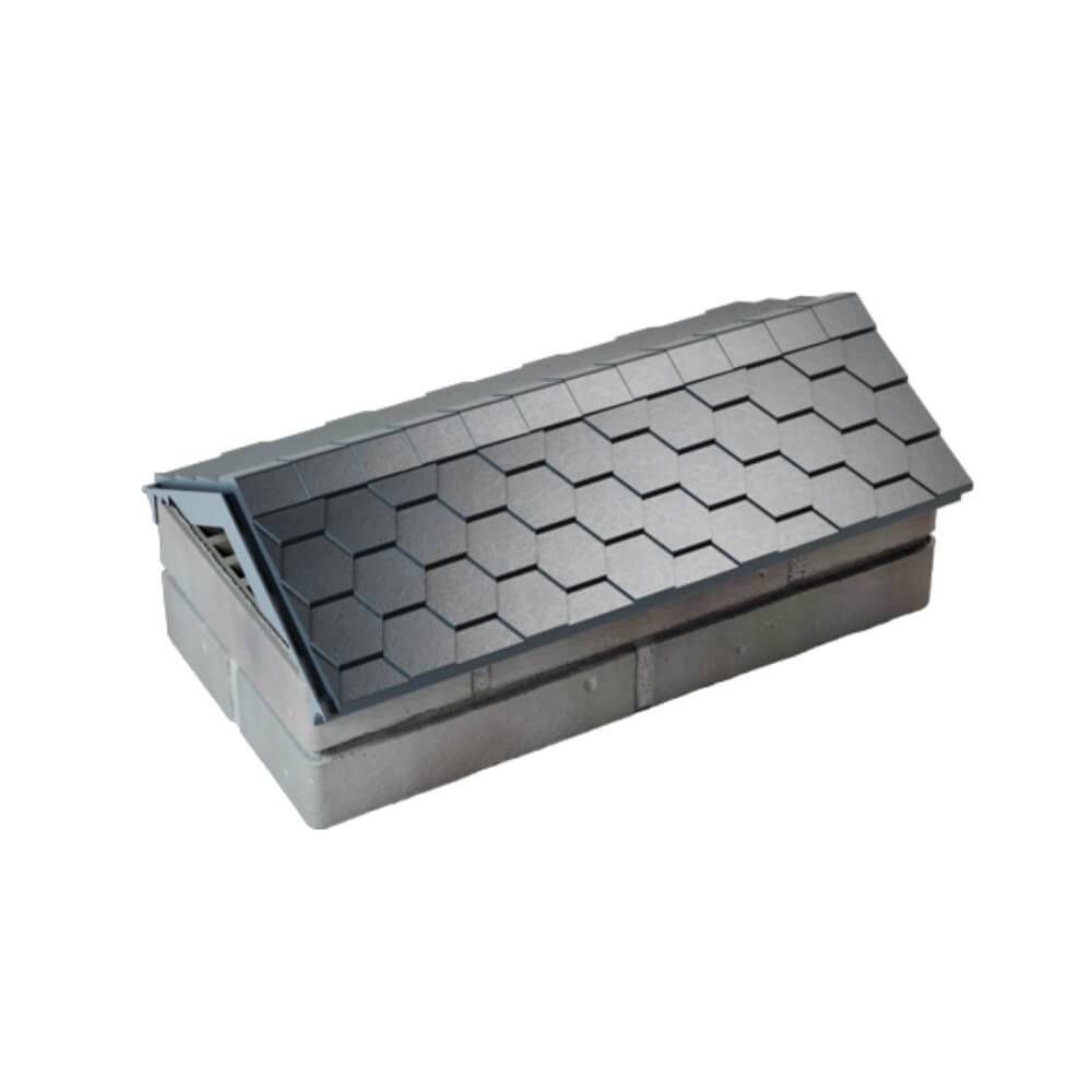 Парапет Zking Эверест Серый с посадкой на 1 кирпич (200/225/255мм) в Благовещенске фото