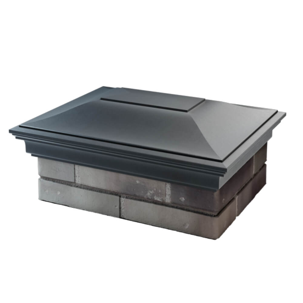 Колпак Zking Монблан Серый на столб 2х1.5 кирпича (515х385мм) в Благовещенске фото