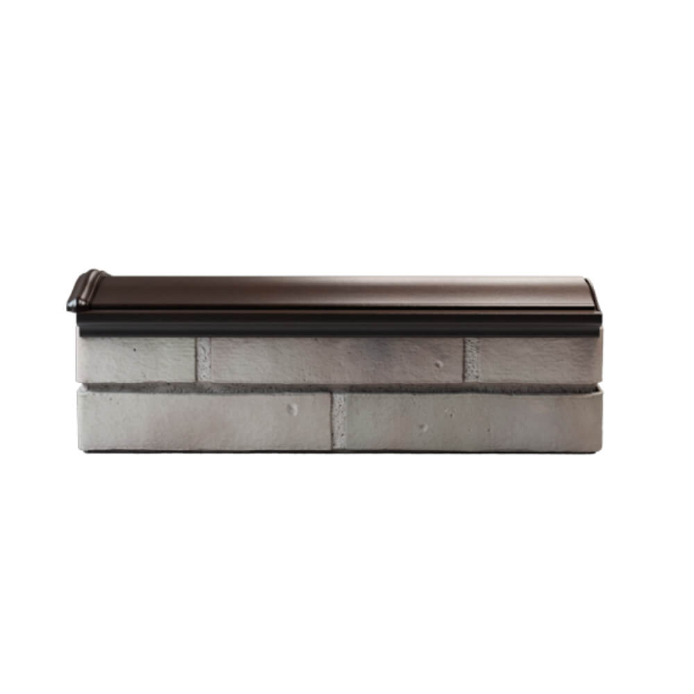 Парапет Zking Монблан Коричневый посадка на 0.5 кирпича (130мм) в Благовещенске фото