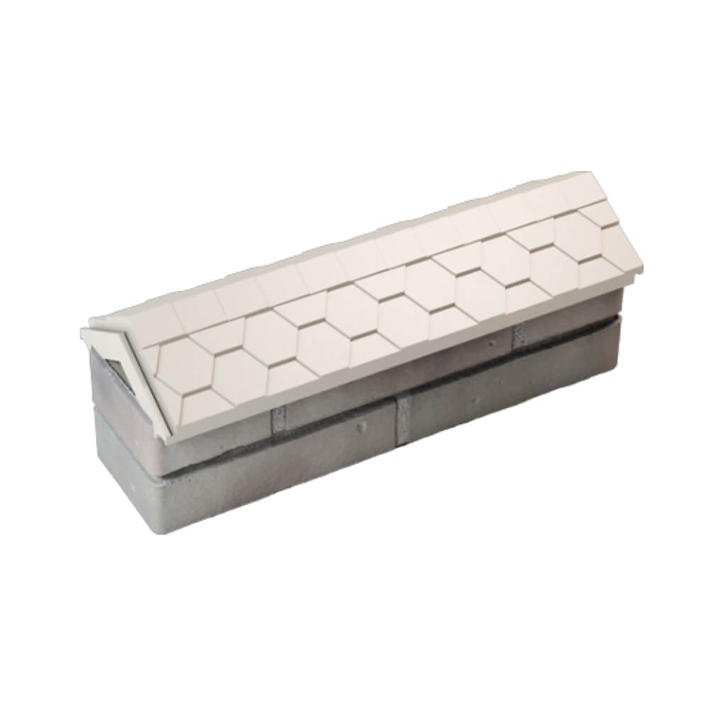 Парапет Zking Эверест Бежевый с посадкой на 0.5 кирпича (130мм) в Благовещенске фото