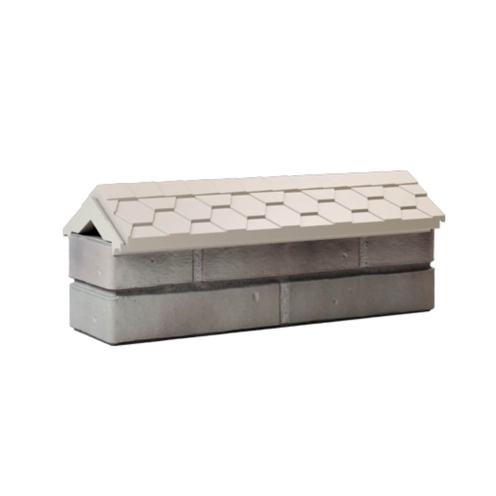 Парапет Zking Эверест Бежевый с посадкой на 0.5 кирпича (130мм) Благовещенск фото