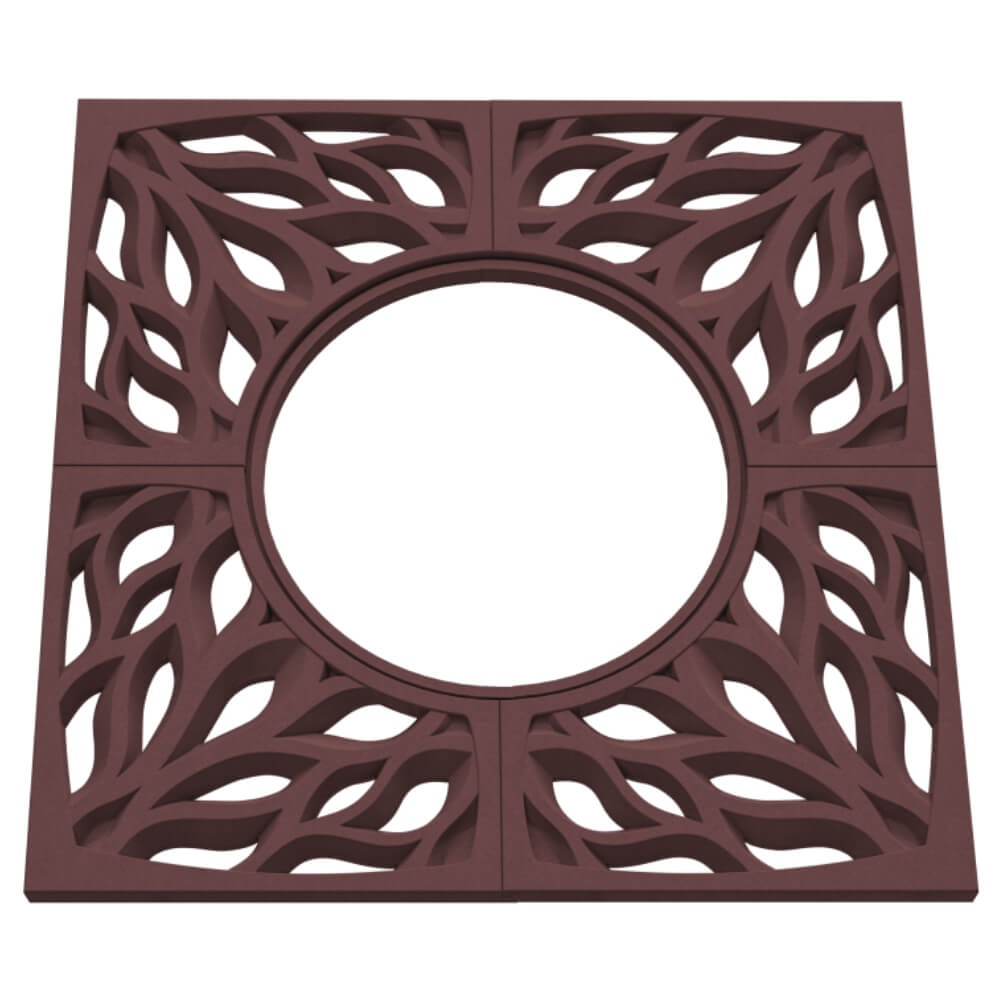 Приствольная решетка для дерева ZKING CRUST 1.2х1.2м Коричневая в Благовещенске фото