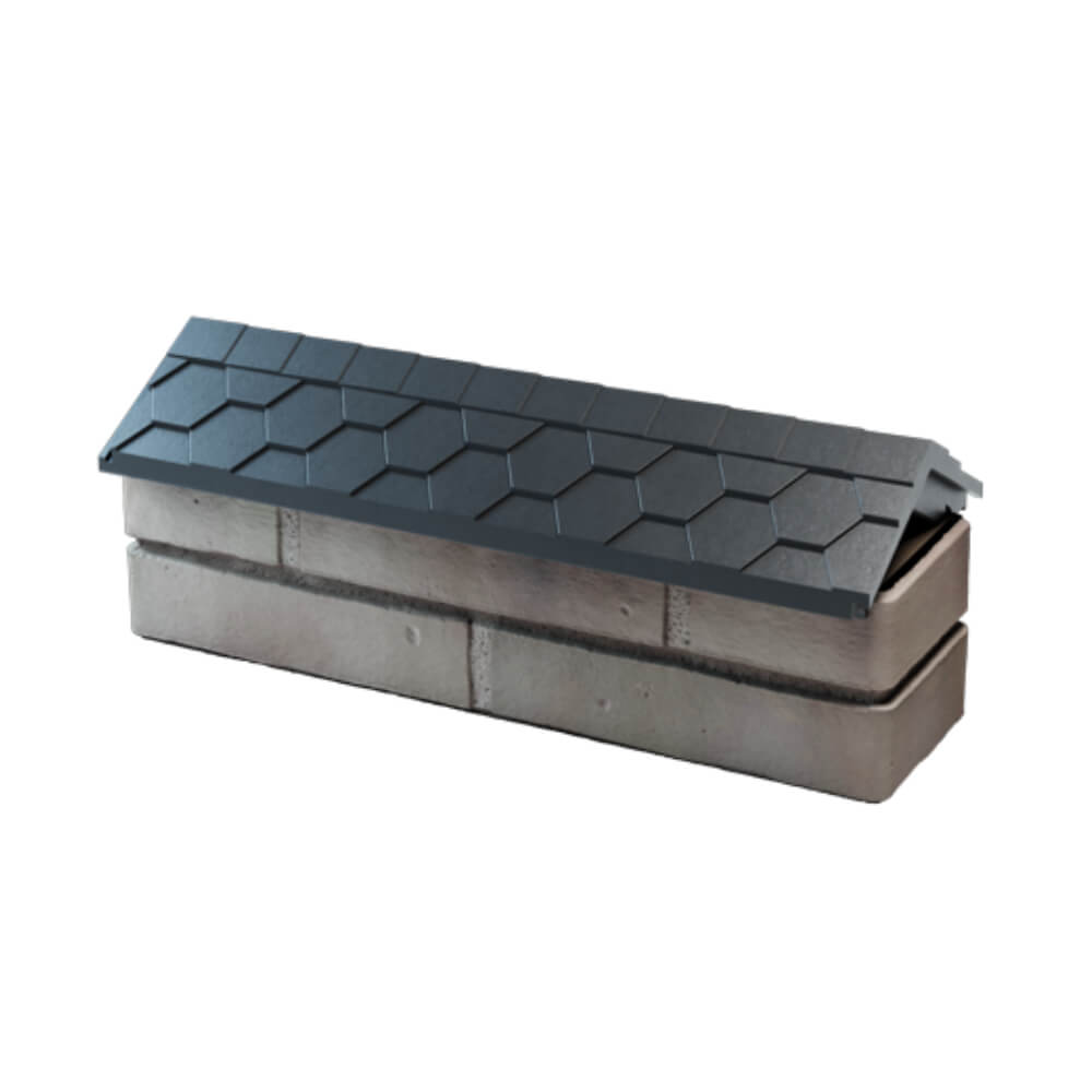 Парапет Zking Эверест Серый с посадкой на 0.5 кирпича (130мм) в Благовещенске фото