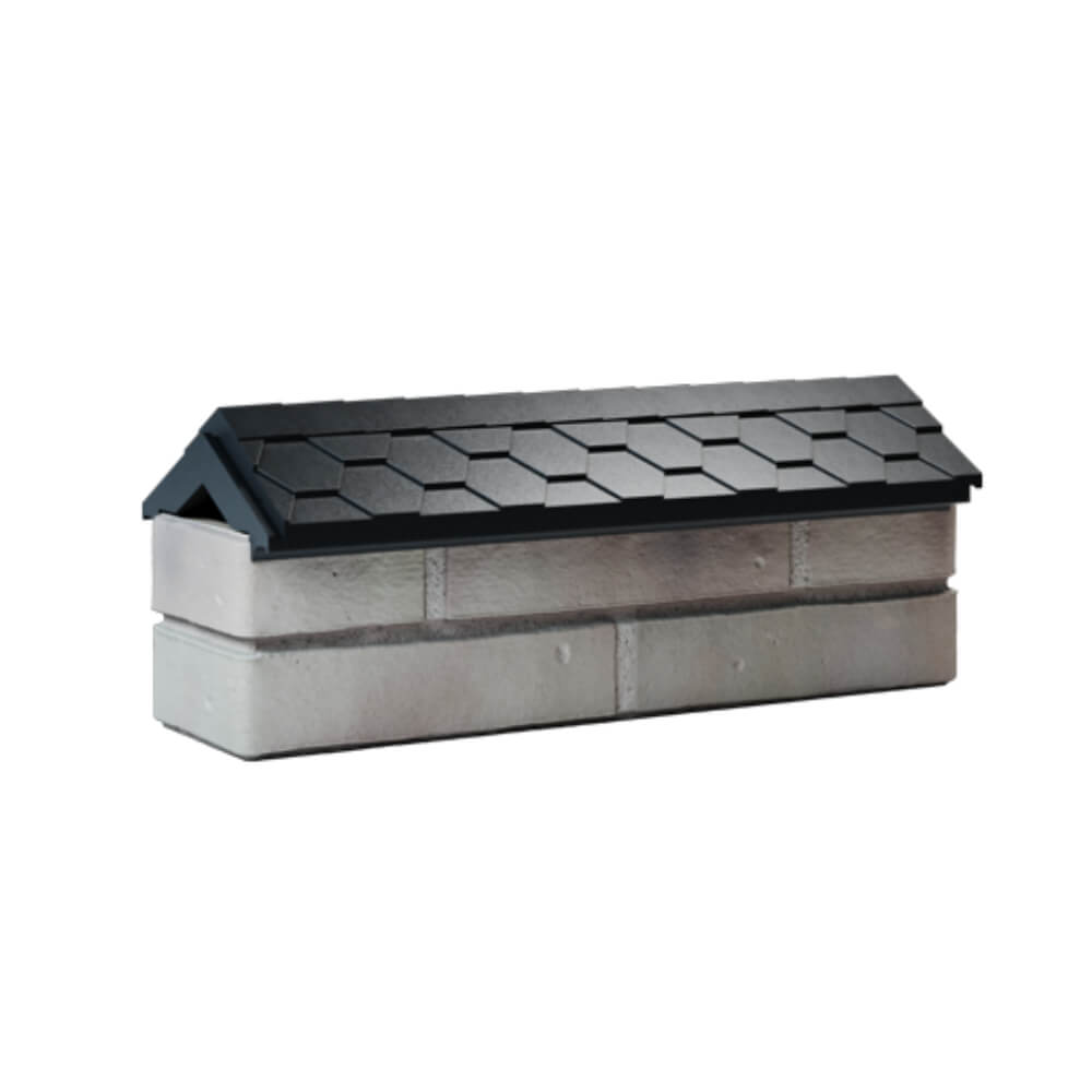 Парапет Zking Эверест Черный с посадкой на 0.5 кирпича (130мм) Благовещенск фото