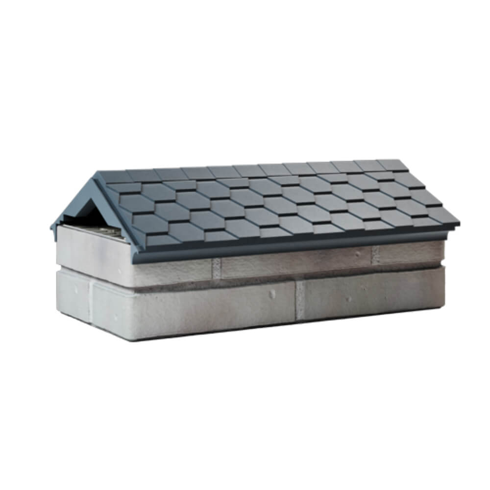 Парапет Zking Эверест Серый с посадкой на 1 кирпич (200/225/255мм) Благовещенск фото