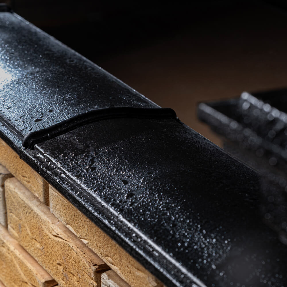 Парапет Zking Монблан Черный посадка на 0.5 кирпича (130мм) в Благовещенске фото