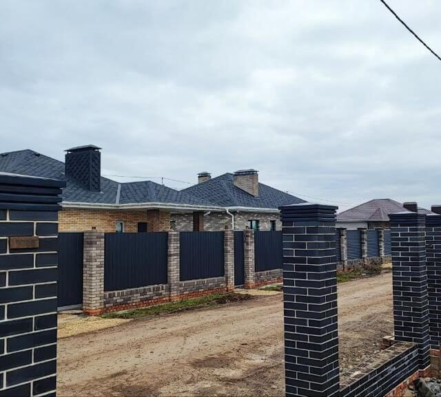 Колпак Zking Бона ХайТек Серый на столб 1.5х1.5 кирпича (385х385мм) в Благовещенске фото