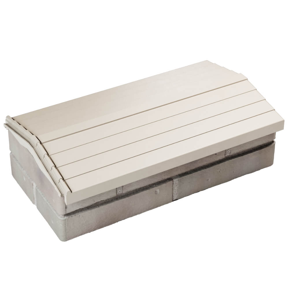 Парапет Zking Бона ХайТек Бежевый с посадкой на 1 кирпич (200/225/255мм) в Благовещенске фото