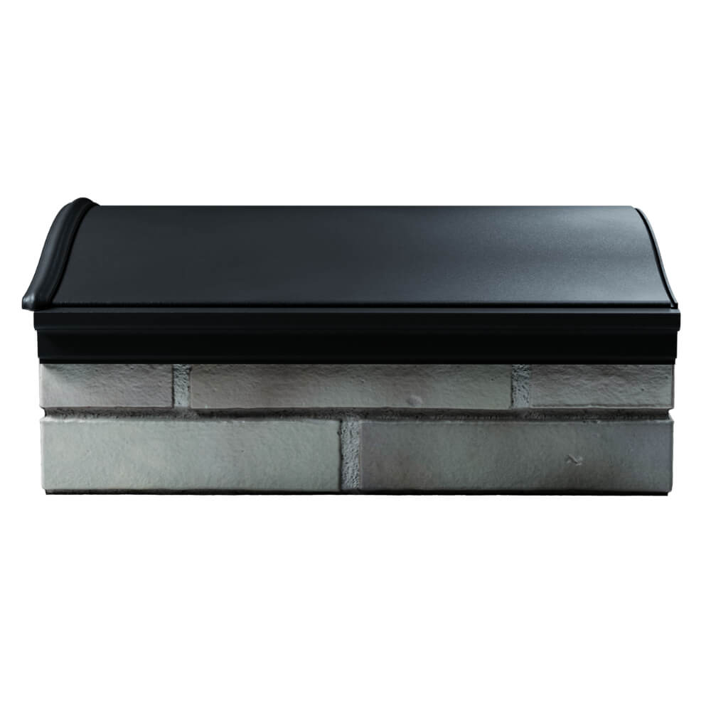 Парапет Zking Монблан Черный посадка на 1.5 кирпича (355/385мм) в Благовещенске фото