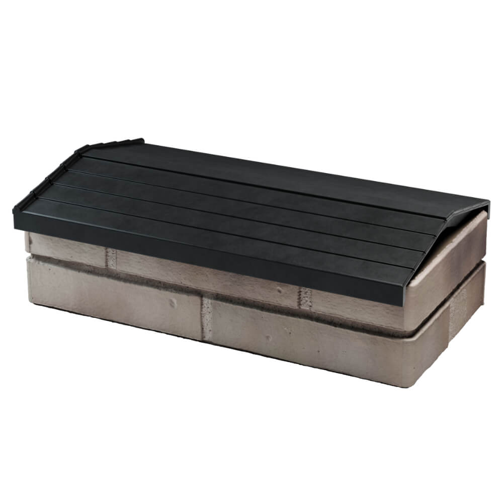 Парапет Zking Бона ХайТек Черный с посадкой на 1 кирпич (200/225/255мм) в Благовещенске фото