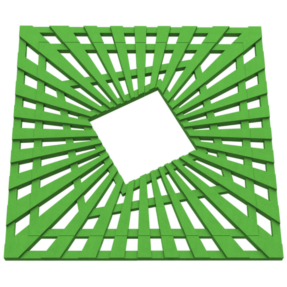 Приствольная решетка для дерева ZKING ATMOSPHERE 1.2х1.2м Зеленая в Благовещенске фото