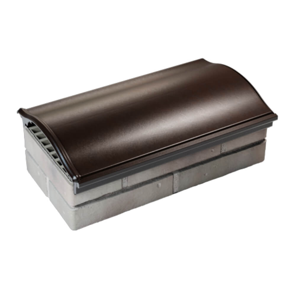 Парапет Zking Монблан Коричневый посадка на 1 кирпич (200/225/255мм) в Благовещенске фото