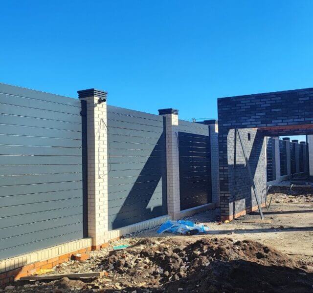 Колпак Zking Бона ХайТек Серый на столб 1.5х1.5 кирпича (385х385мм) в Благовещенске фото