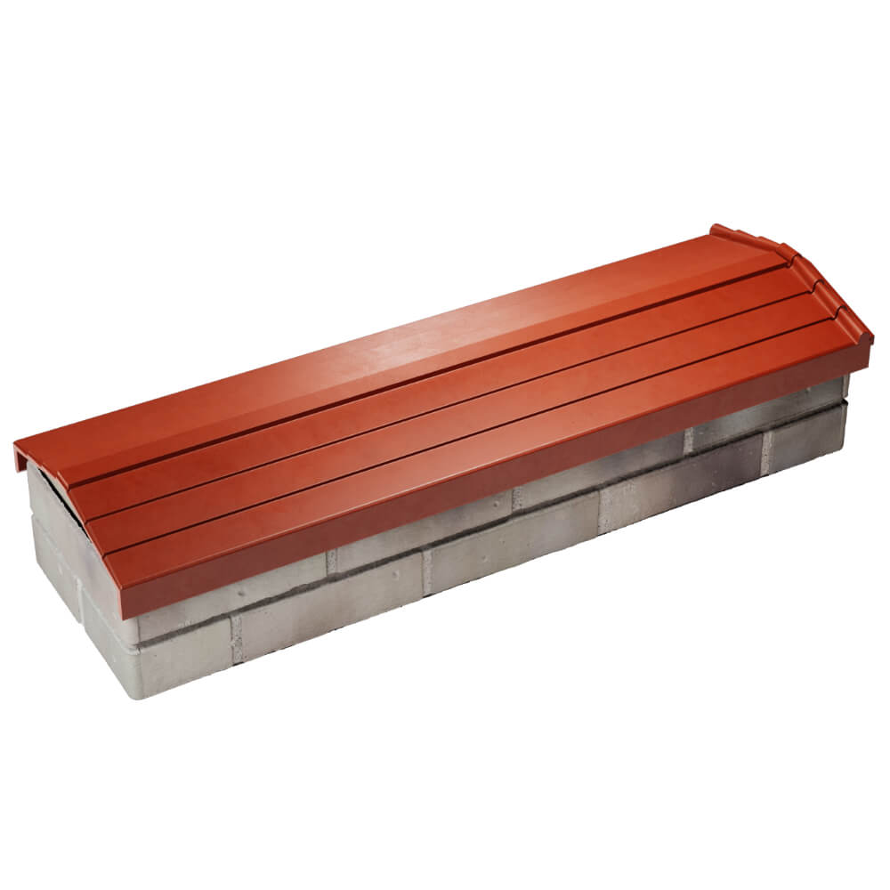 Парапет Zking Бона ХайТек Красный посадка на 0.5 кирпича (130мм) в Благовещенске фото