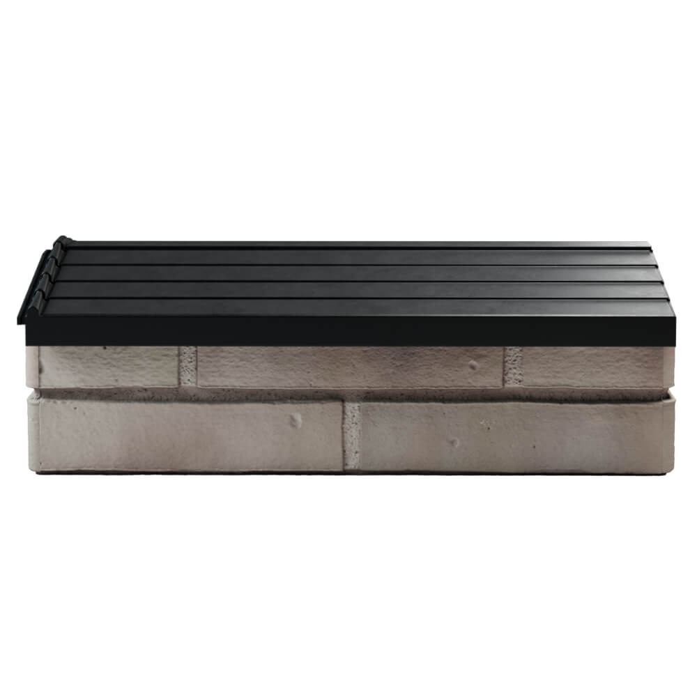 Парапет Zking Бона ХайТек Черный с посадкой на 1 кирпич (200/225/255мм) в Благовещенске фото