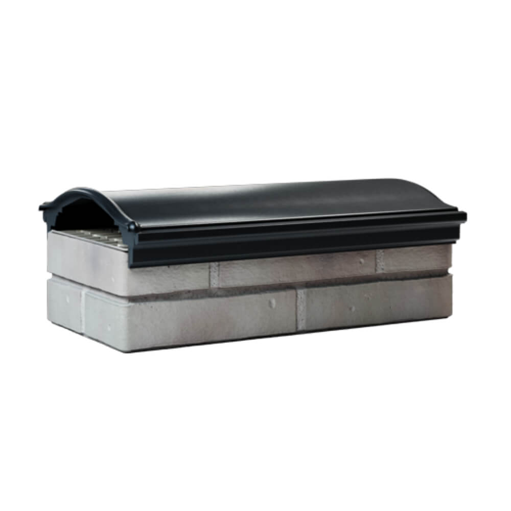 Парапет Zking Монблан Черный посадка на 1 кирпич (200/225/255мм) Благовещенск фото