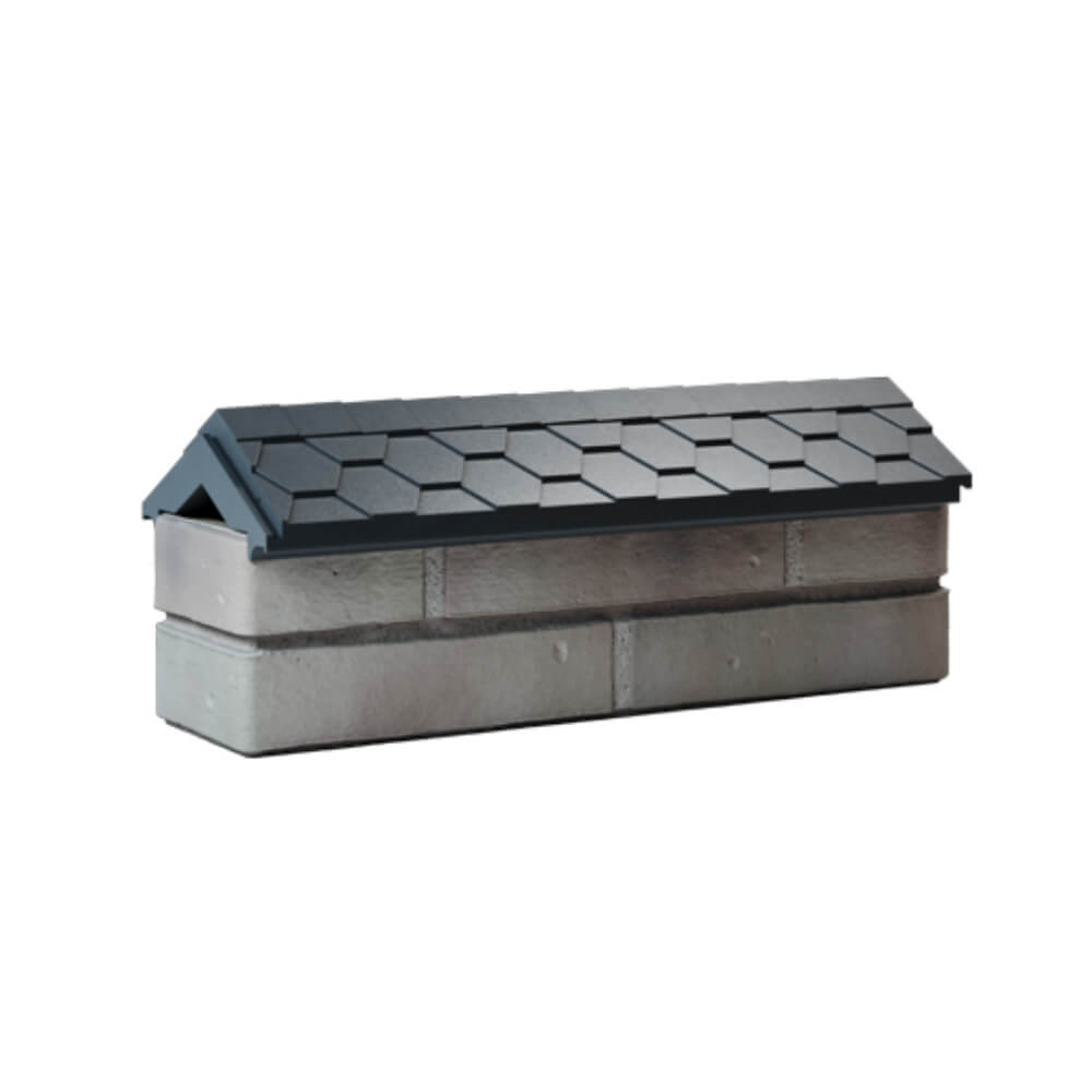 Парапет Zking Эверест Серый с посадкой на 0.5 кирпича (130мм) Благовещенск фото