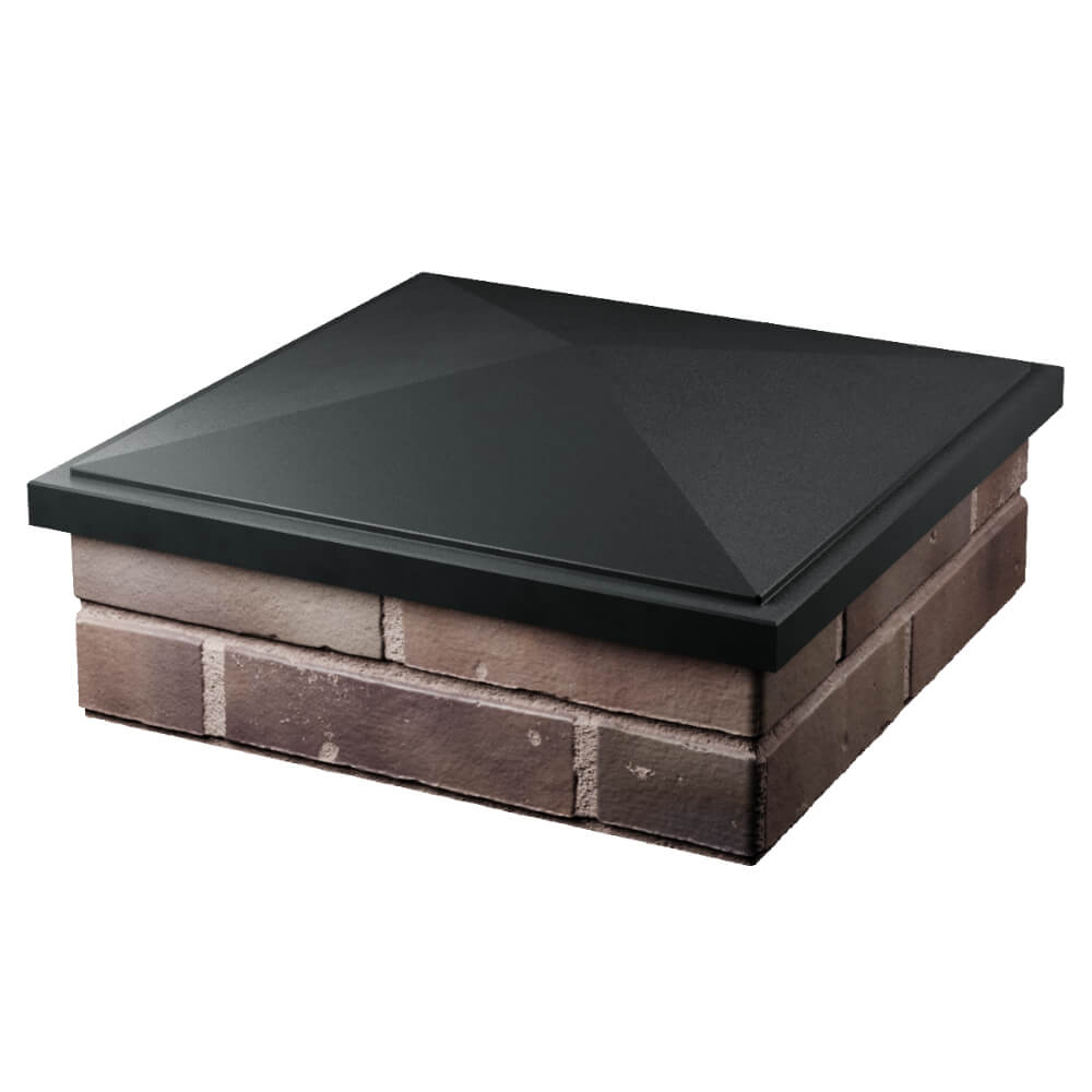 Колпак Zking БонаМоно Черный на столб 2х2 кирпича (515х515, 530х530мм) в Благовещенске фото