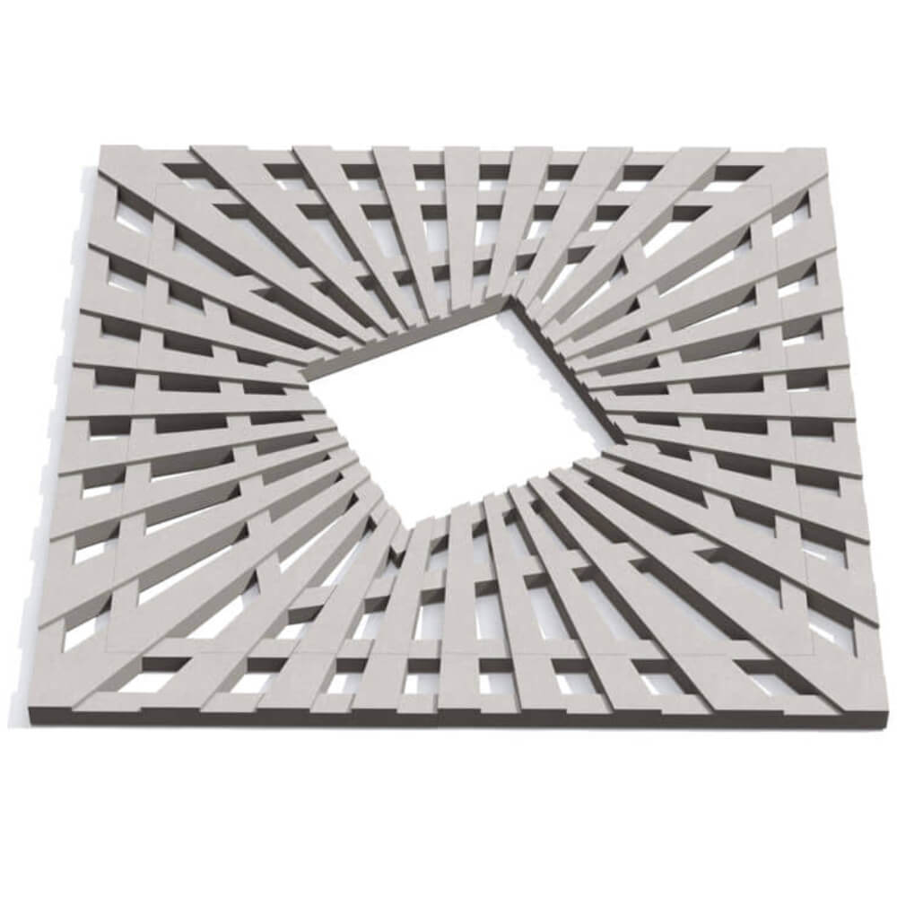 Приствольная решетка для дерева ZKING ATMOSPHERE 1.2х1.2м Бежевая Благовещенск фото