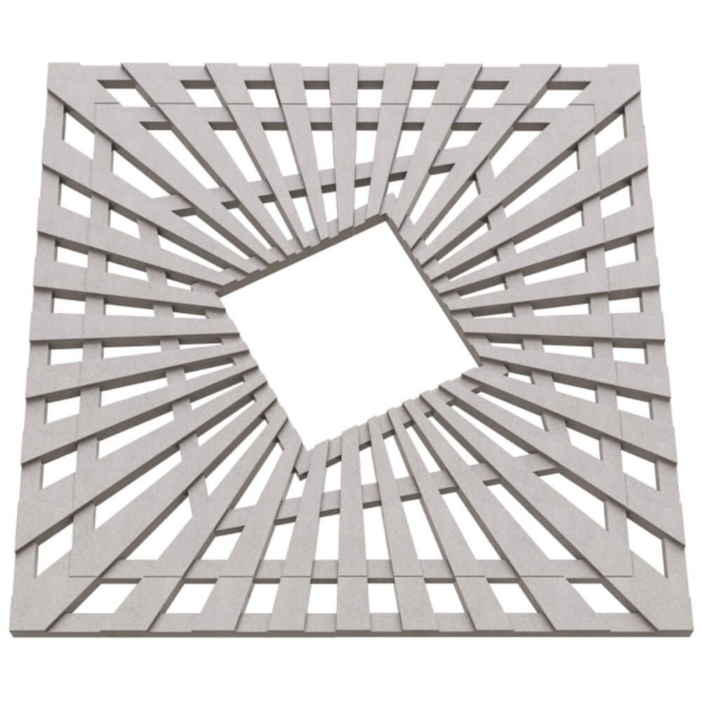 Приствольная решетка для дерева ZKING ATMOSPHERE 1.2х1.2м Бежевая в Благовещенске фото