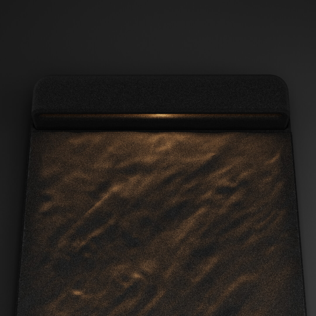 LED Светильник для шаговой плиты STONE Черный Сланец 330х75х98мм в Благовещенске фото