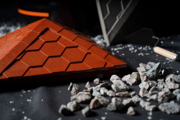 Колпак Zking Эверест Красный на столб 1.5х1.5 кирпича (390х390мм) в Благовещенске фото