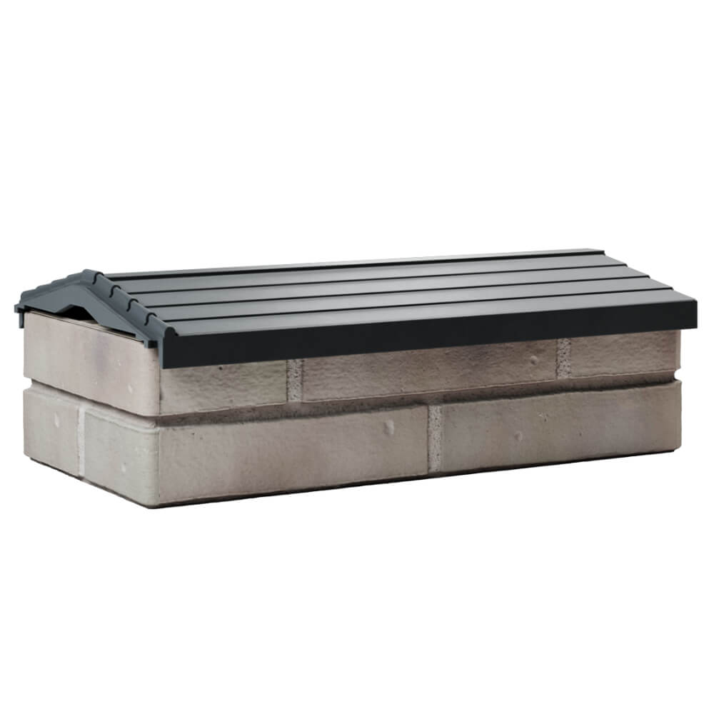 Парапет Zking Бона ХайТек Серый с посадкой на 1 кирпич (200/225/255мм) Благовещенск фото