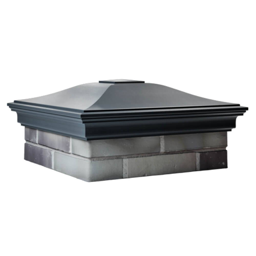 Колпак Zking Монблан Серый на столб 2х2 кирпича (515х515мм) в Благовещенске фото