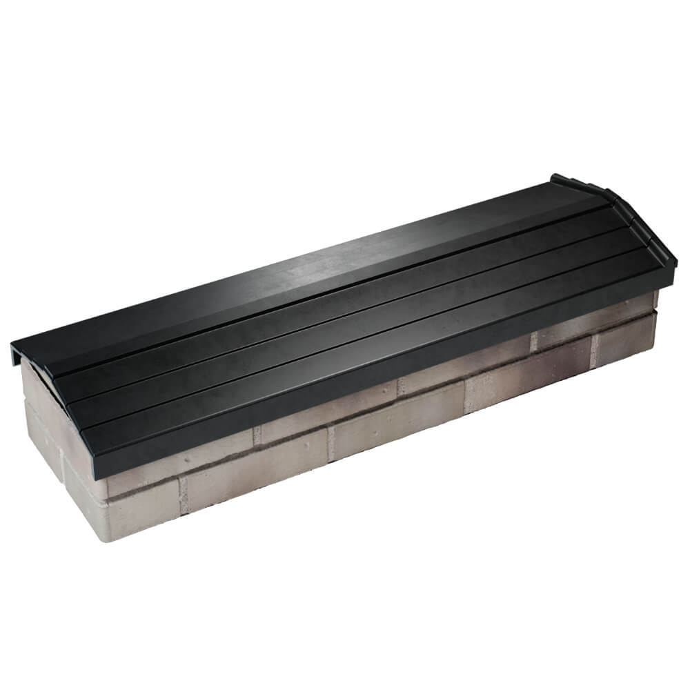 Парапет Zking Бона ХайТек Черный посадка на 0.5 кирпича (130мм) в Благовещенске фото