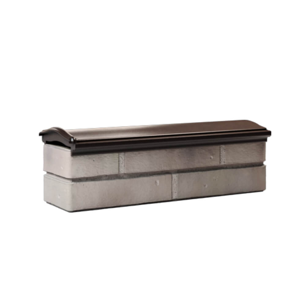 Парапет Zking Монблан Коричневый посадка на 0.5 кирпича (130мм) Благовещенск фото