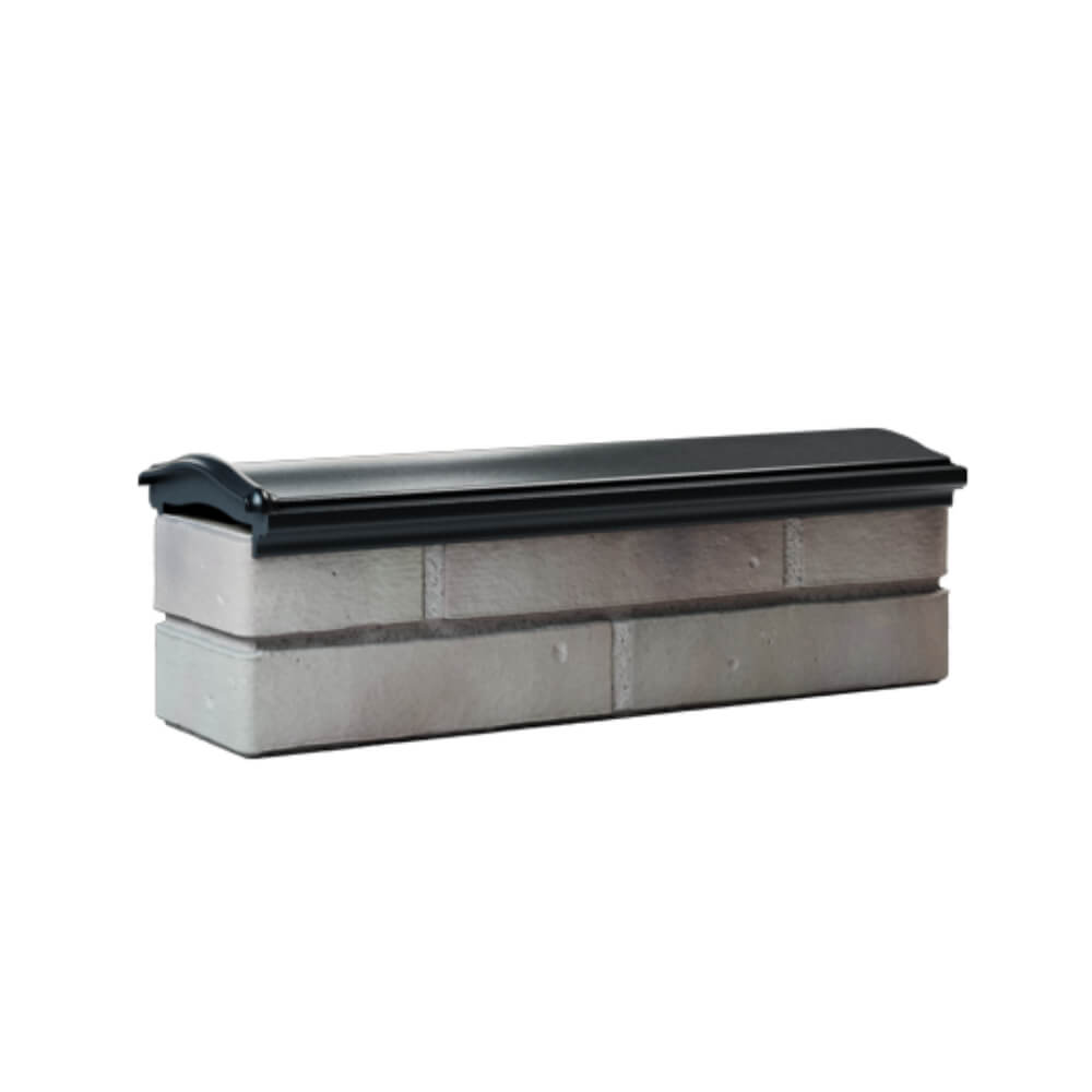 Парапет Zking Монблан Черный посадка на 0.5 кирпича (130мм) Благовещенск фото