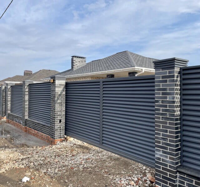 Колпак Zking Бона ХайТек Серый на столб 1.5х1.5 кирпича (385х385мм) в Благовещенске фото