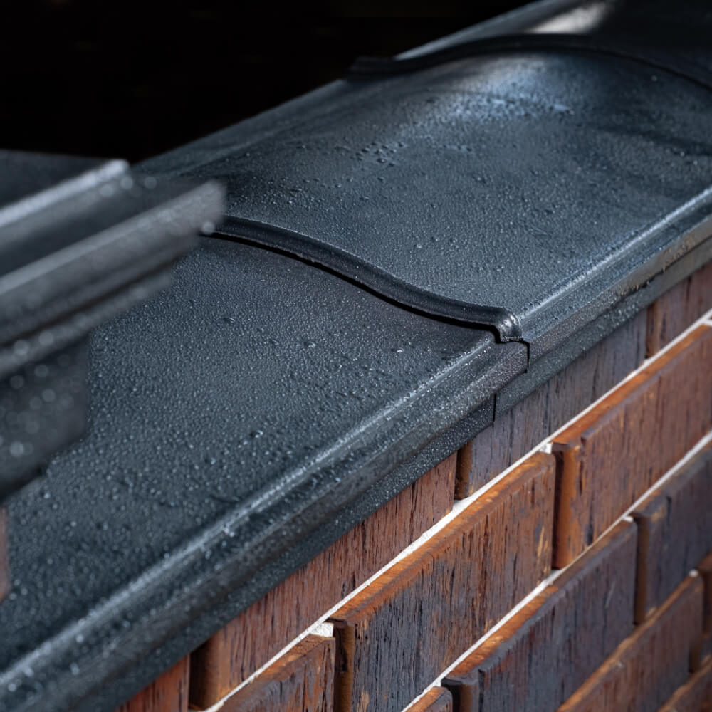 Парапет Zking Монблан Черный посадка на 0.5 кирпича (130мм) в Благовещенске фото