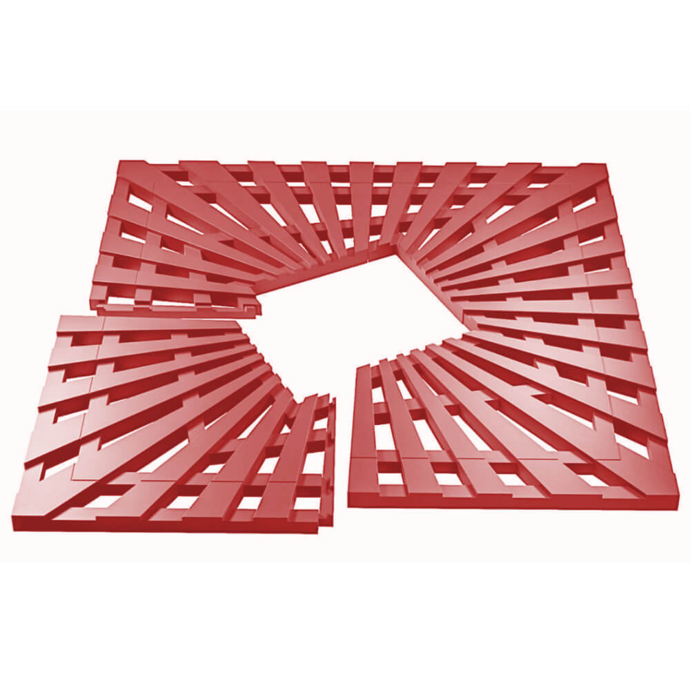 Приствольная решетка для дерева ZKING ATMOSPHERE 1.2х1.2м Красная в Благовещенске фото