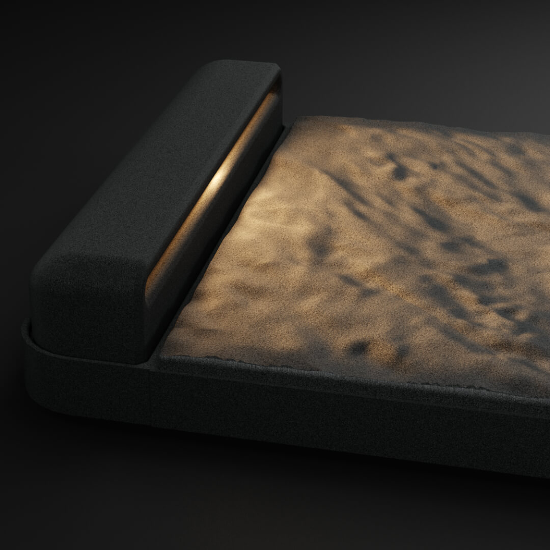 LED Светильник для шаговой плиты STONE Графитовый Серый 330х75х98мм Благовещенск фото