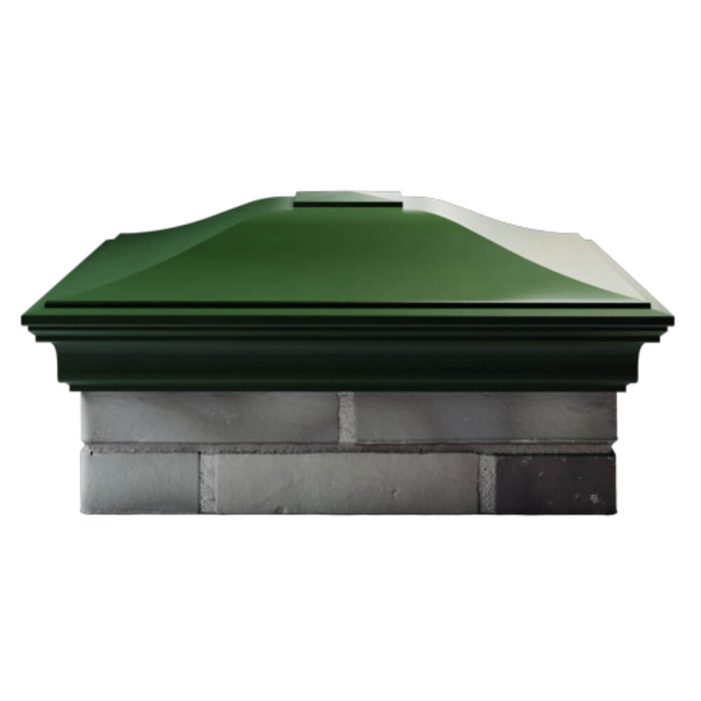 Колпак Zking Монблан Зеленый на столб 2х2 кирпича (515х515мм) в Благовещенске фото