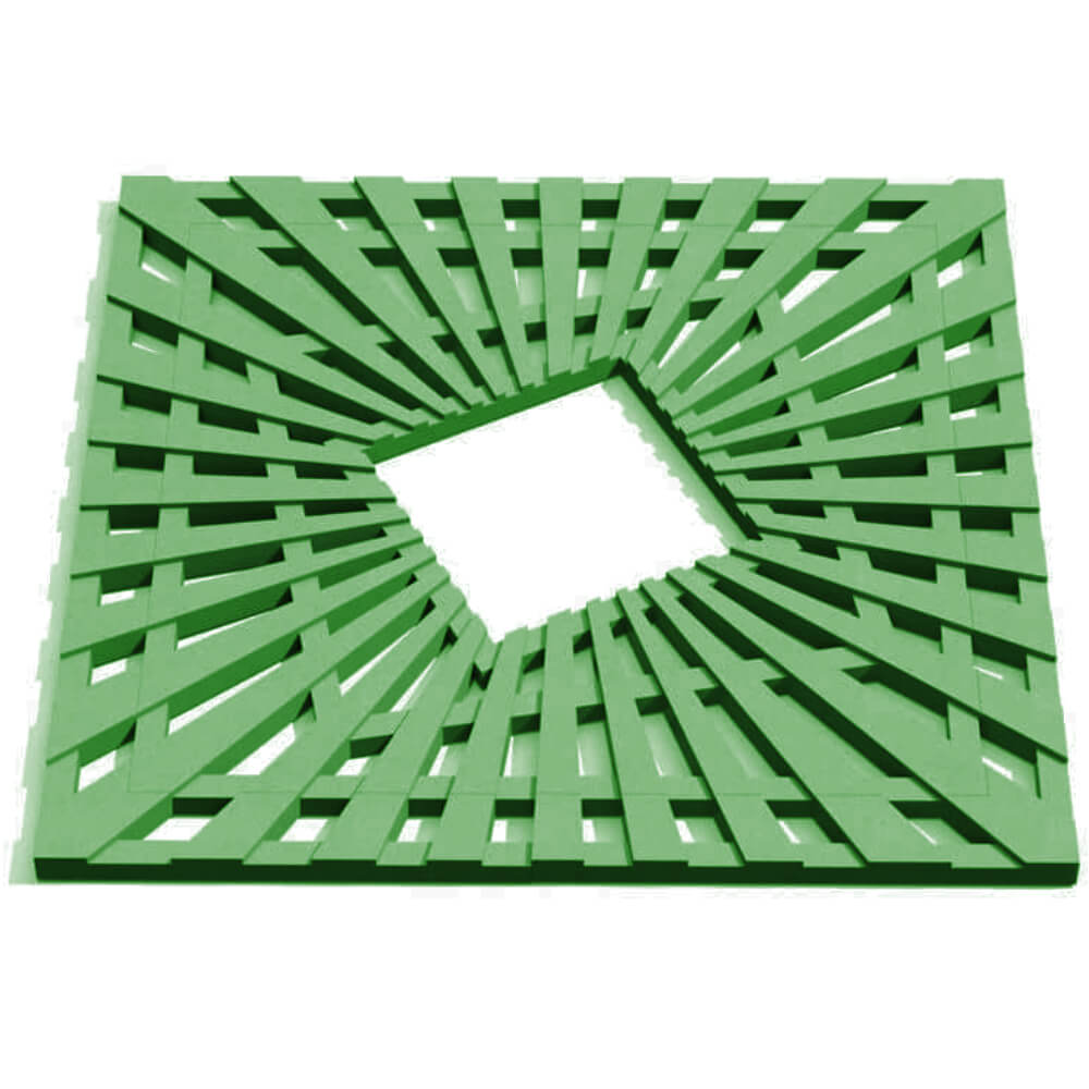 Приствольная решетка для дерева ZKING ATMOSPHERE 1.2х1.2м Зеленая Благовещенск фото