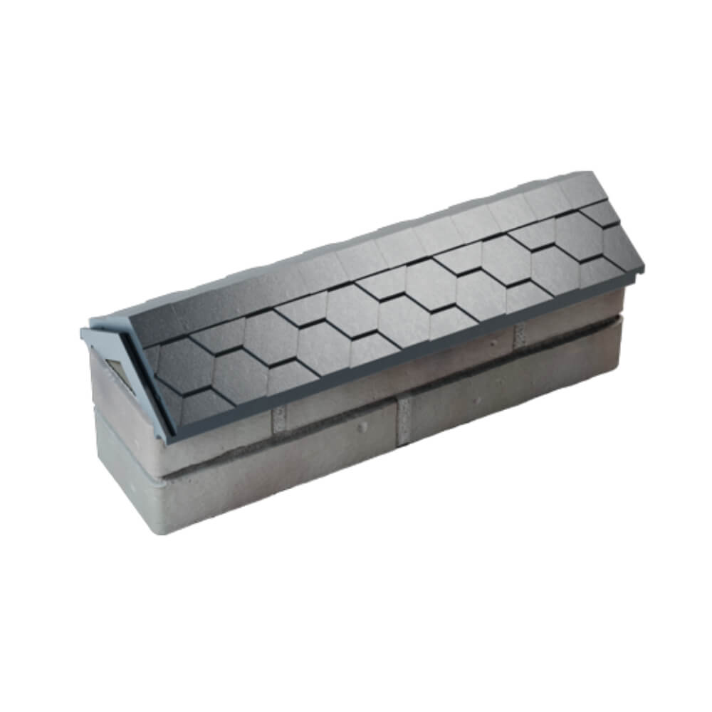 Парапет Zking Эверест Серый с посадкой на 0.5 кирпича (130мм) в Благовещенске фото